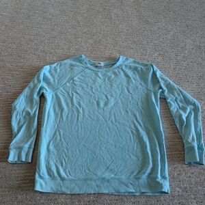 Old Navy Aqua Light Blue Crewneck Sweatshirt large